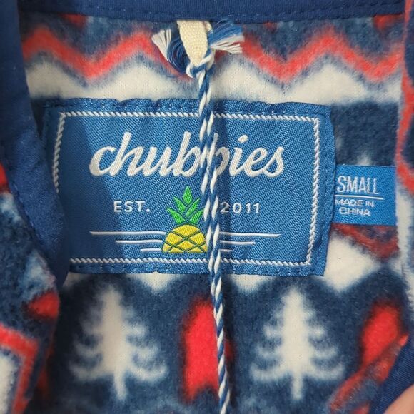 Chubbies The Bearly Wild Quarter-Zip Pullover. Men's Large. NWT - Picture 6 of 11